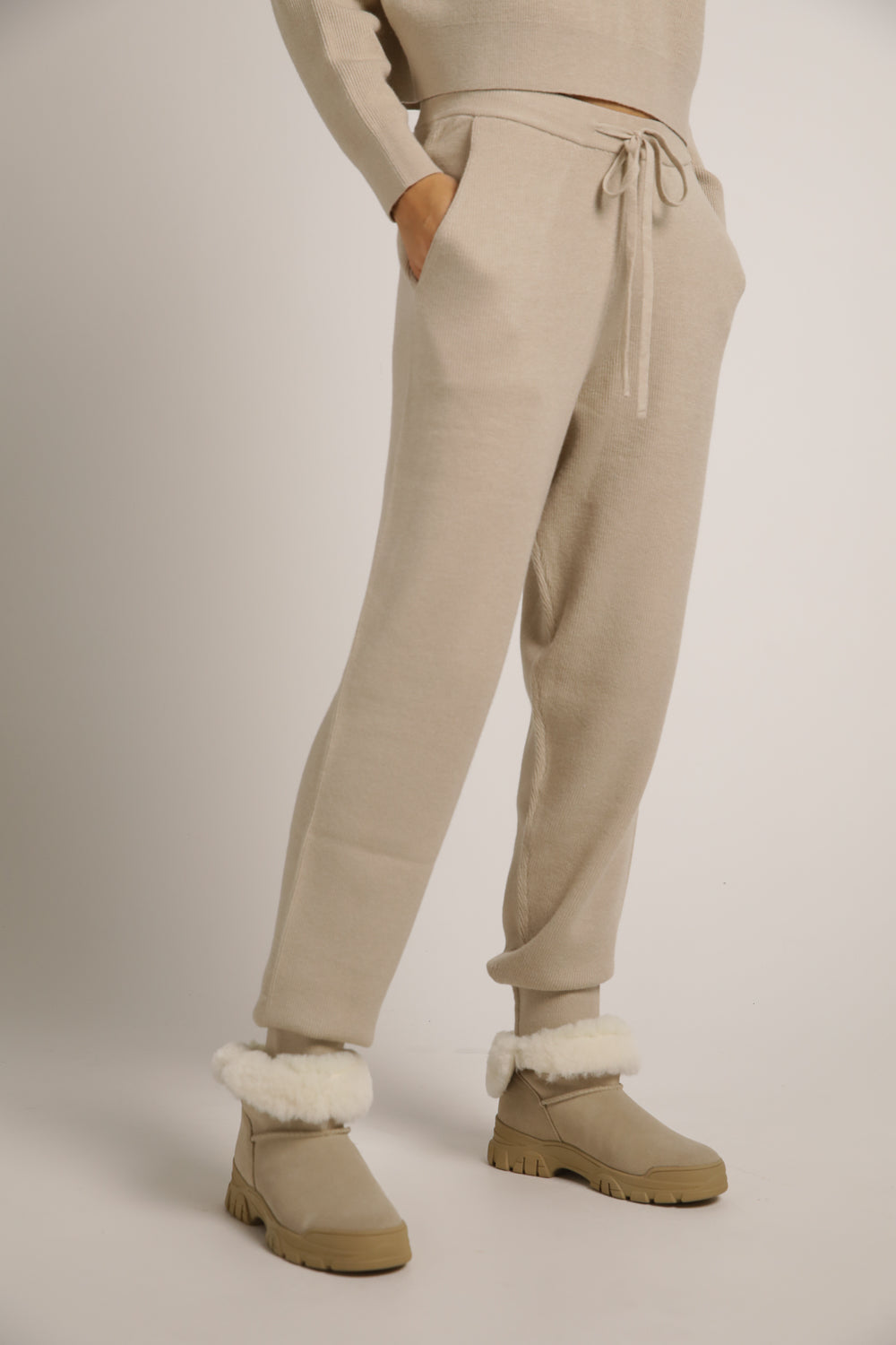 Knitted Rib Pants