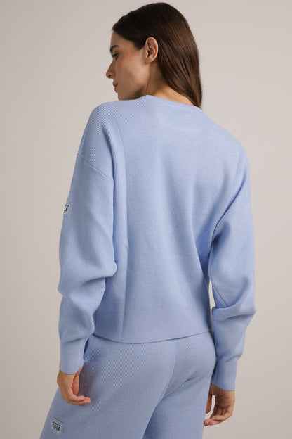 Knitted Rib Sweatshirt