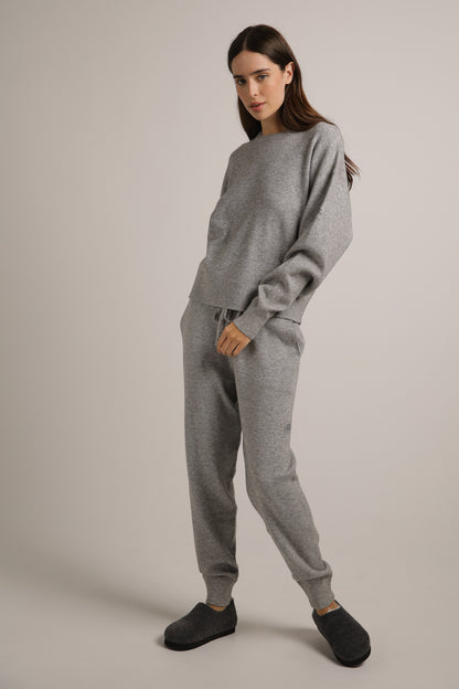 Knitted Rib Sweatshirt