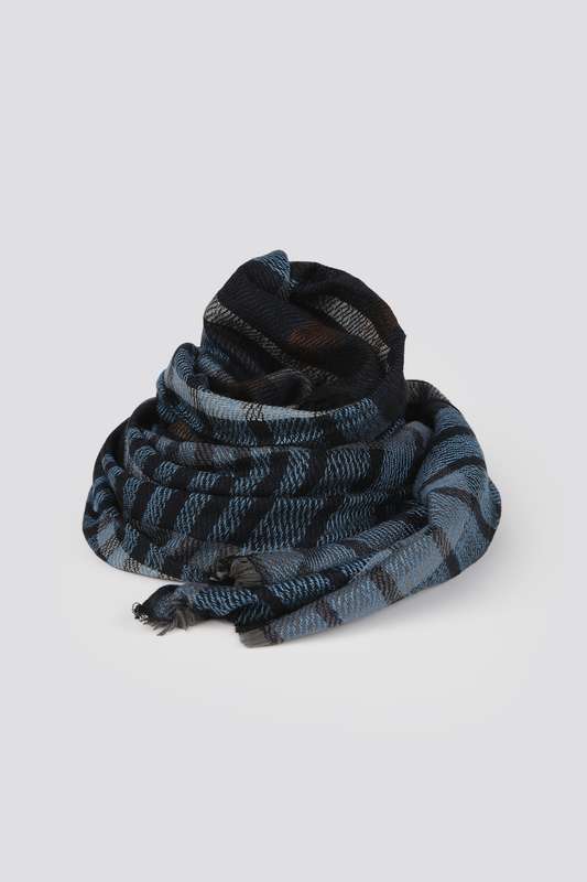 Stripped Knitted Scarf