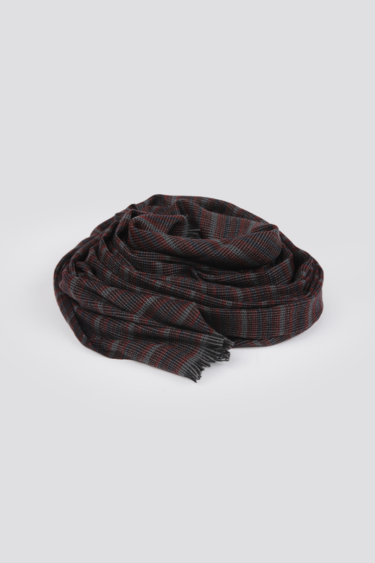 Stripped Knitted Scarf