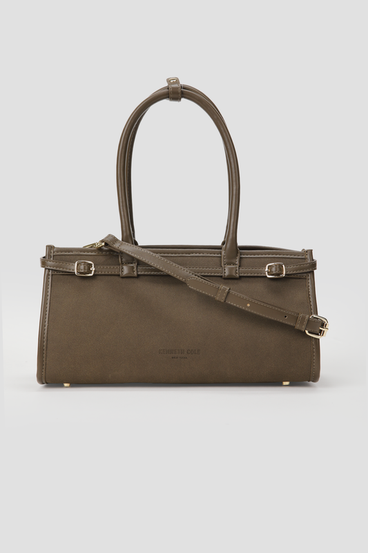 Structured Buckle Handbag