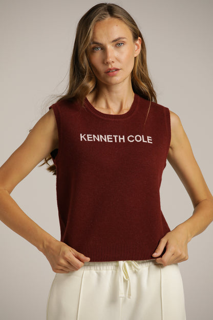 Ribbed Knit Vest