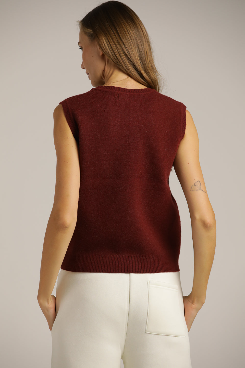 Ribbed Knit Vest