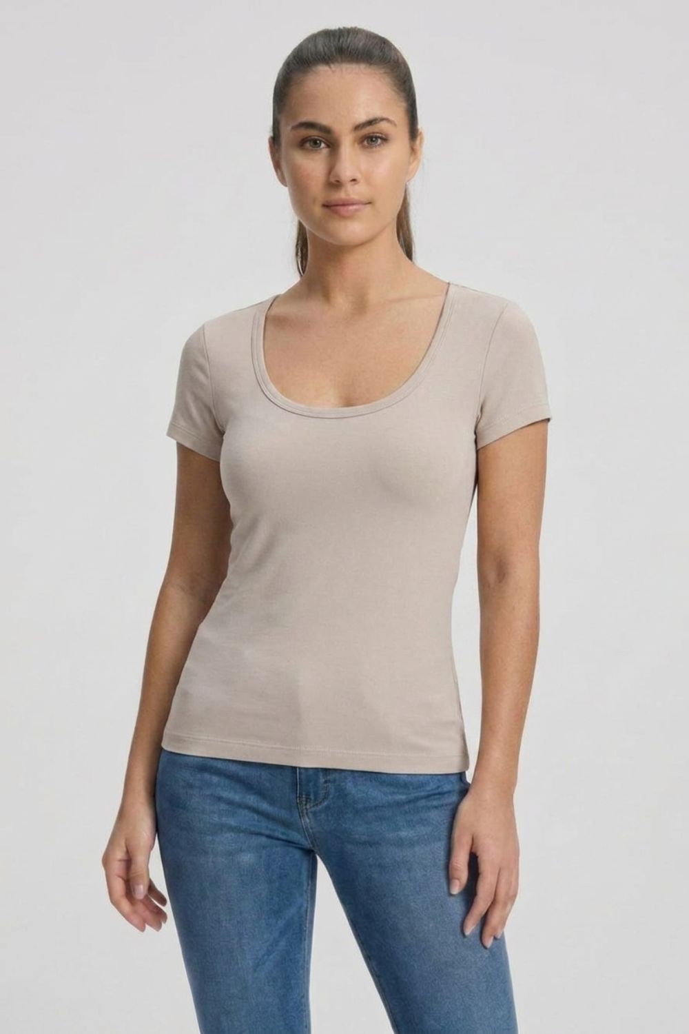 Round Neck Short Sleeve Shirt