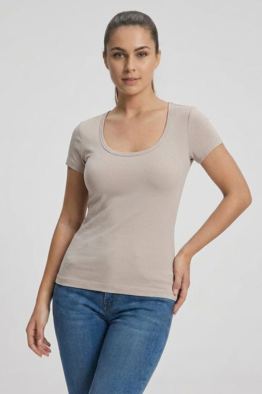 Round Neck Short Sleeve Shirt