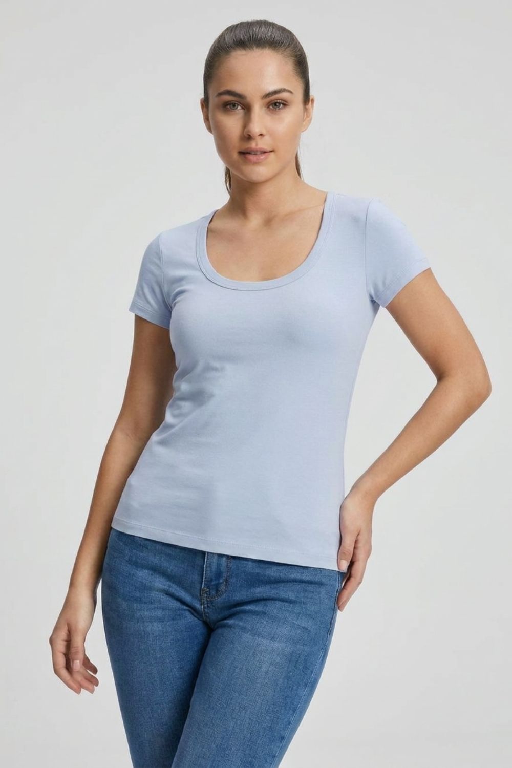 Round Neck Short-Sleeve Shirt