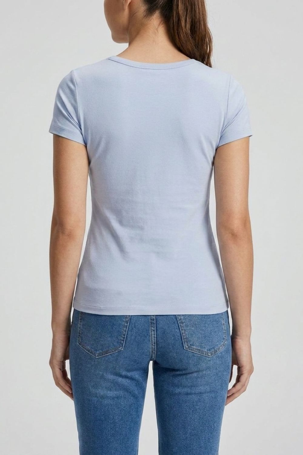 Round Neck Short-Sleeve Shirt