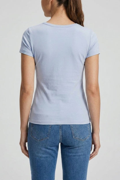 Round Neck Short-Sleeve Shirt