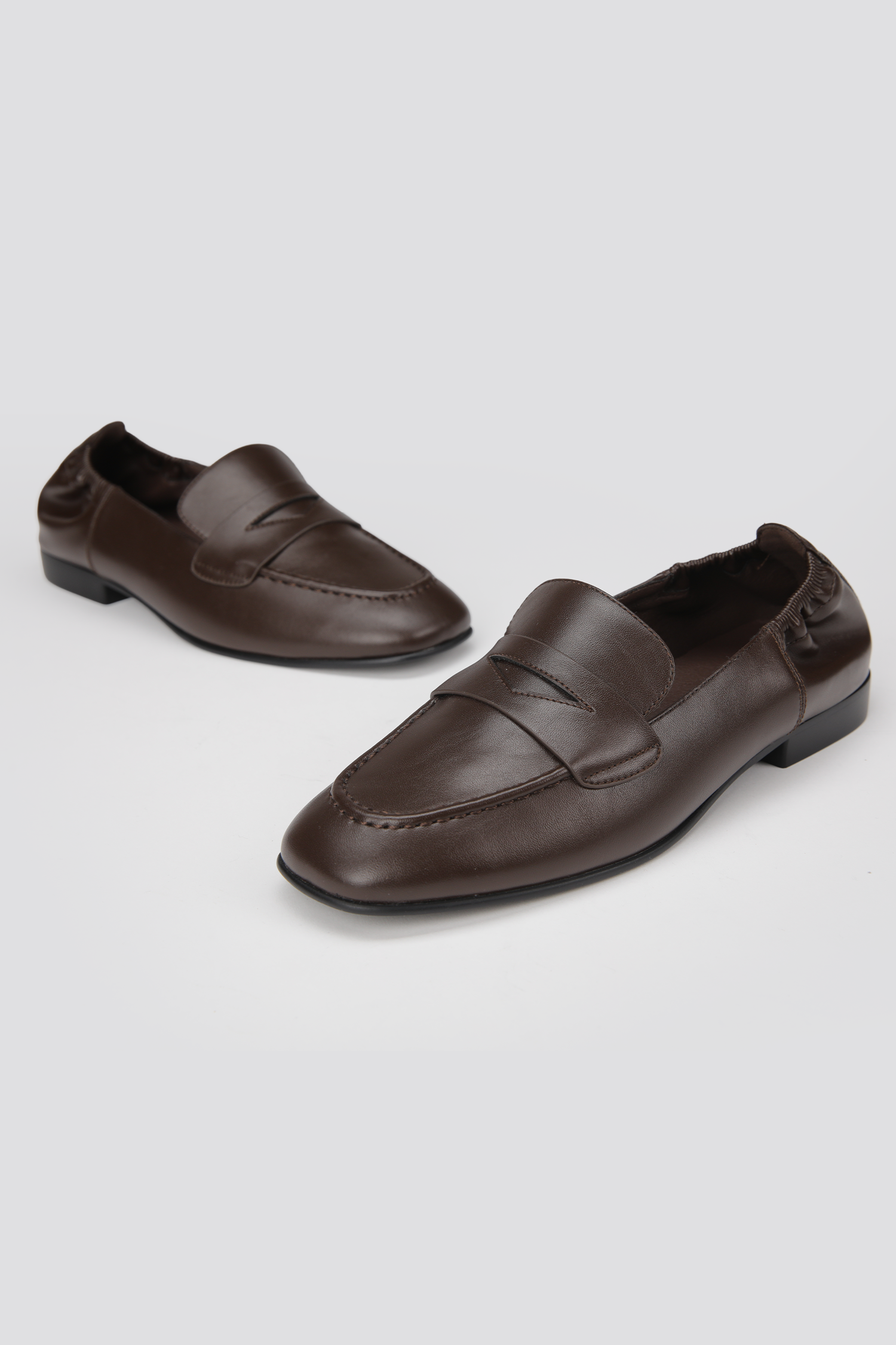 Faux Leather Loafers