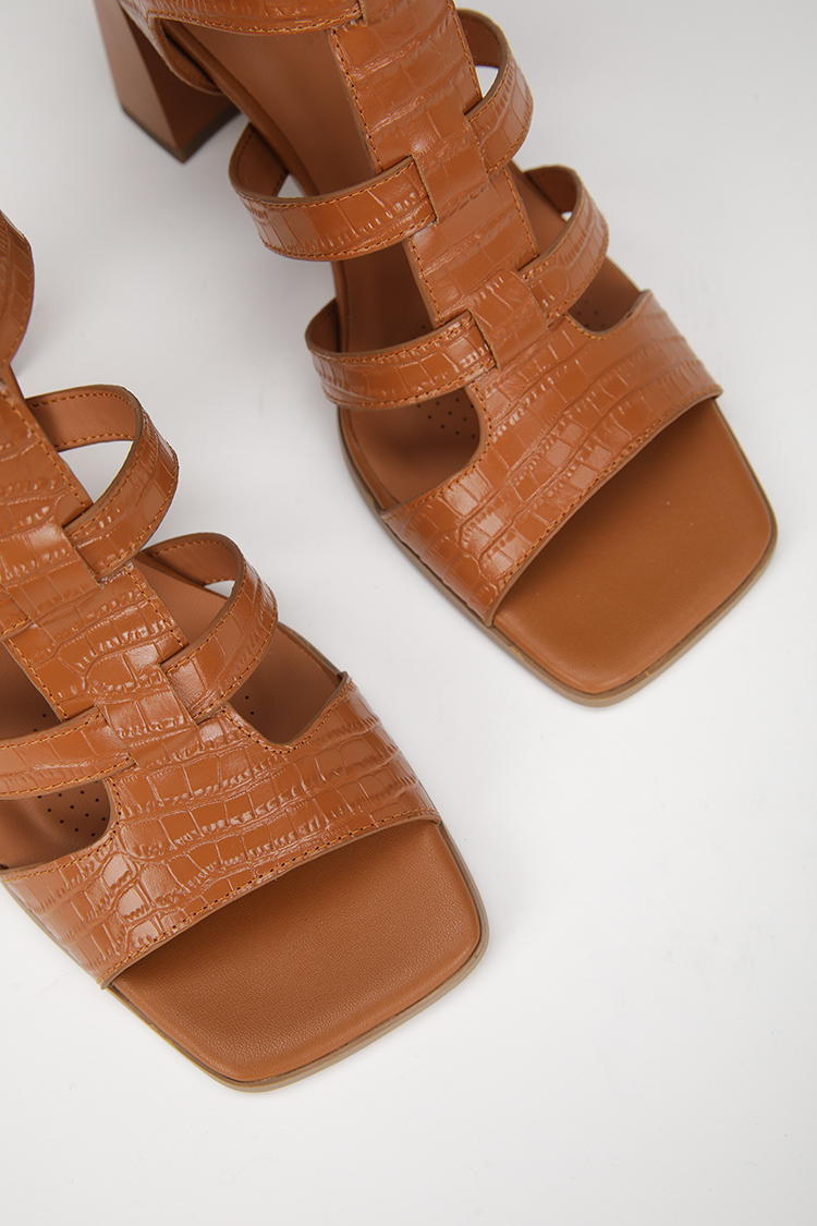 Leather Heeled Sandals 