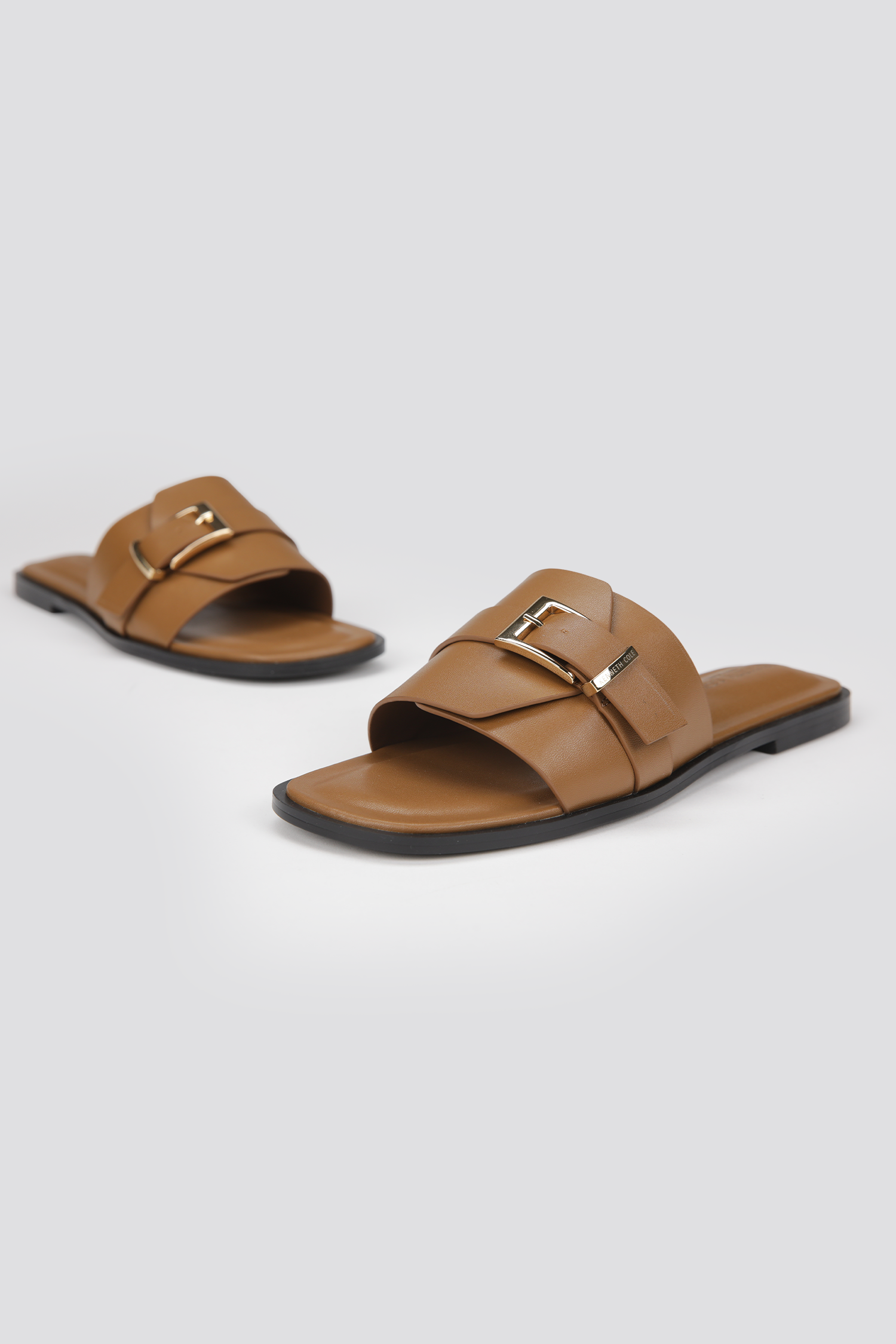 Buckle Slide Sandals 