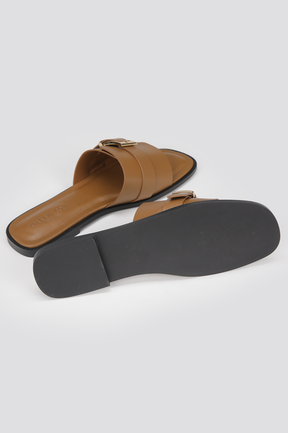 Buckle Slide Sandals 