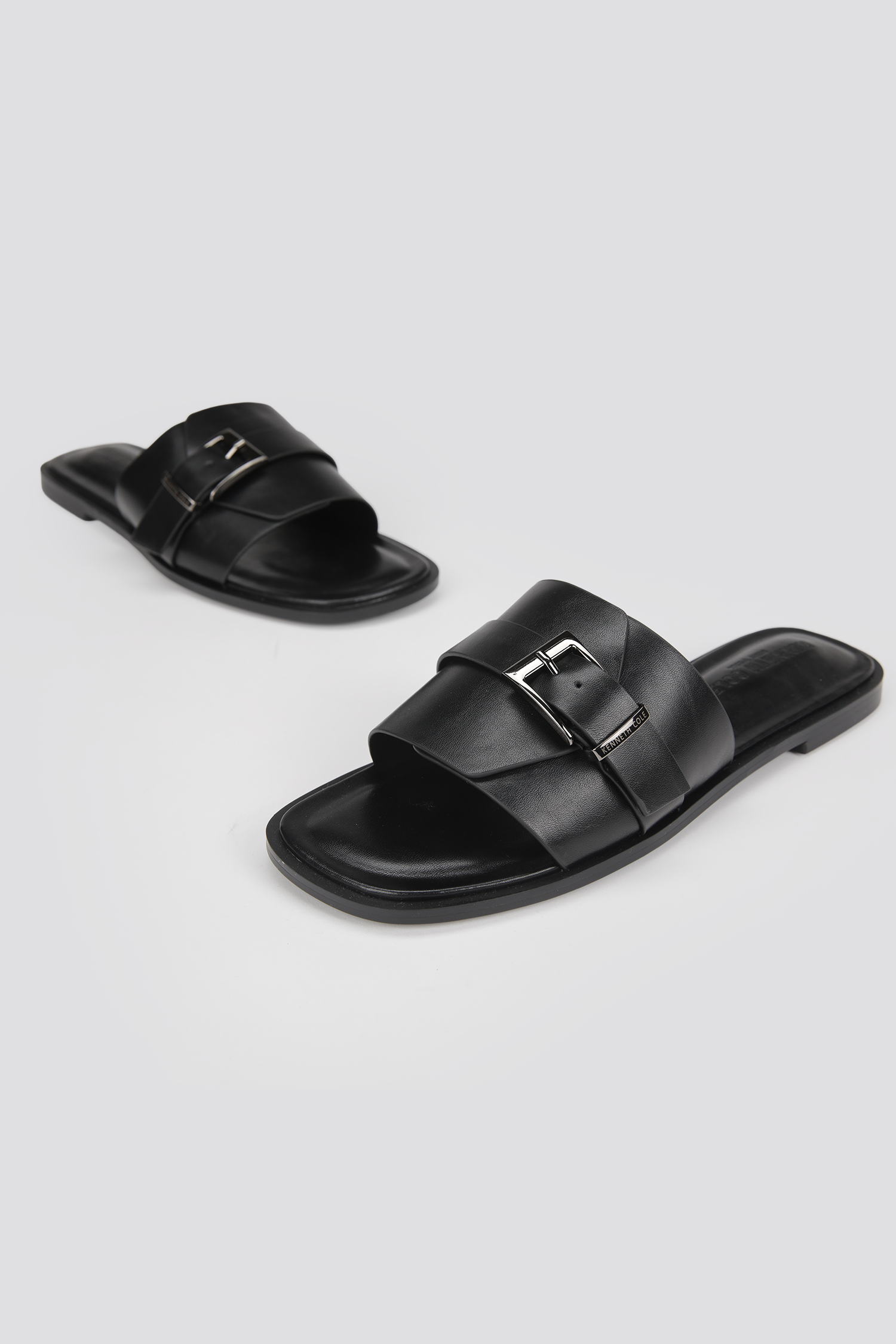 Buckle Slide Sandals 