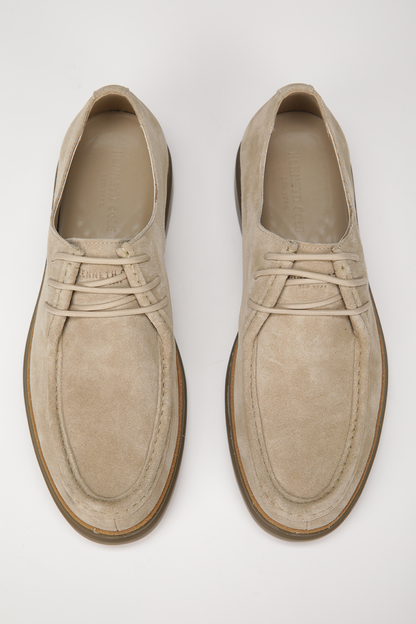 Suede Lace Up Loafers