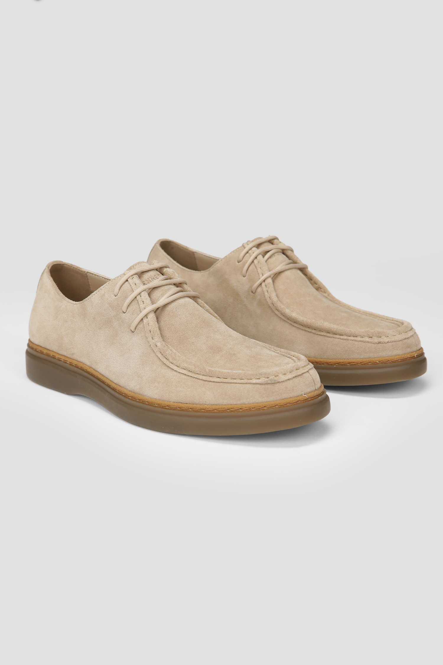 Suede Lace Up Loafers