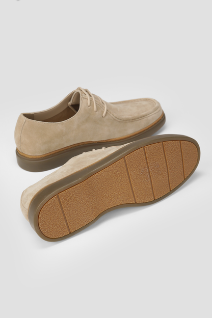 Suede Lace Up Loafers