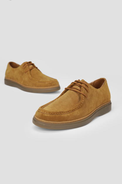 Suede Lace Up Loafers