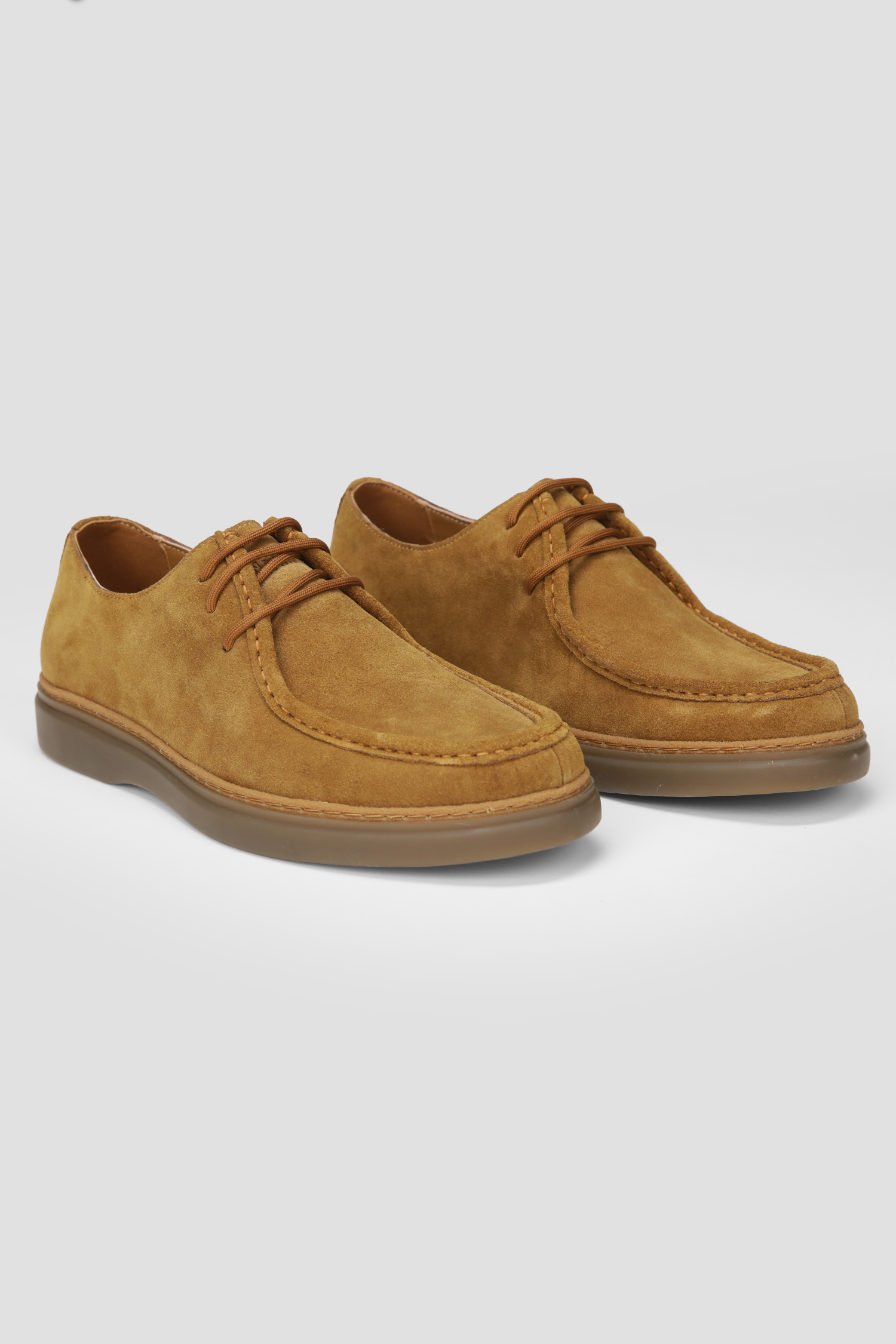 Suede Lace Up Loafers