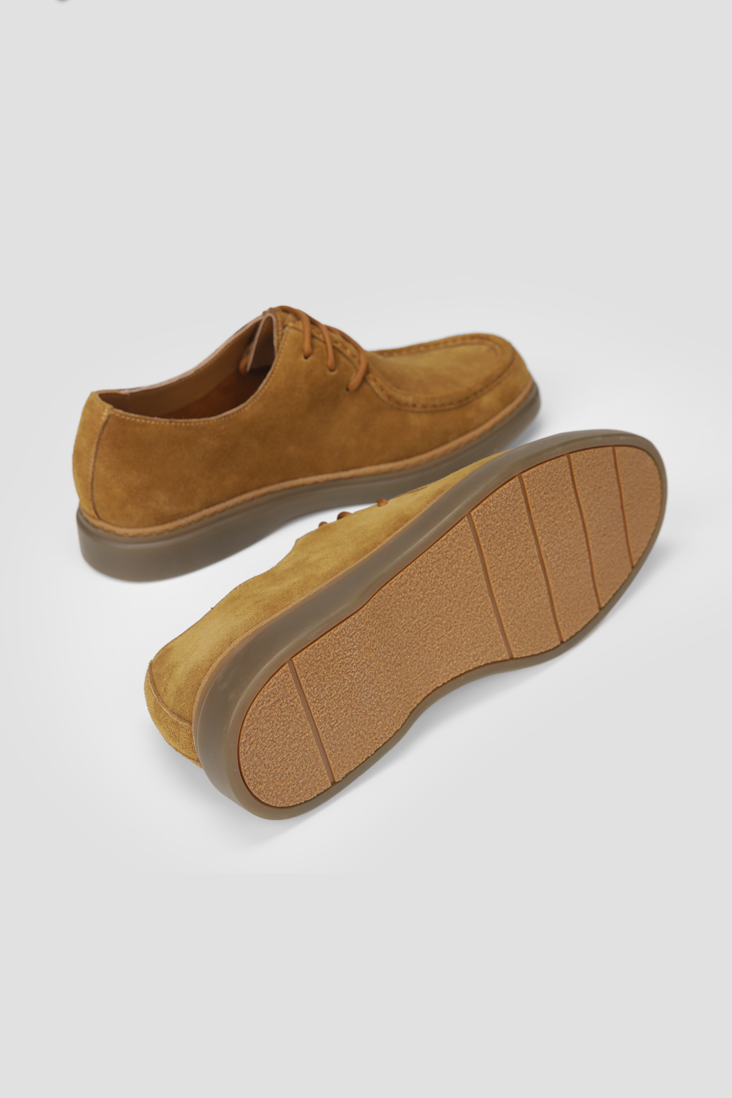 Suede Lace Up Loafers