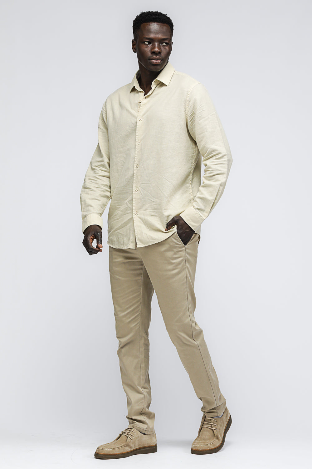 Straight Leg Trousers