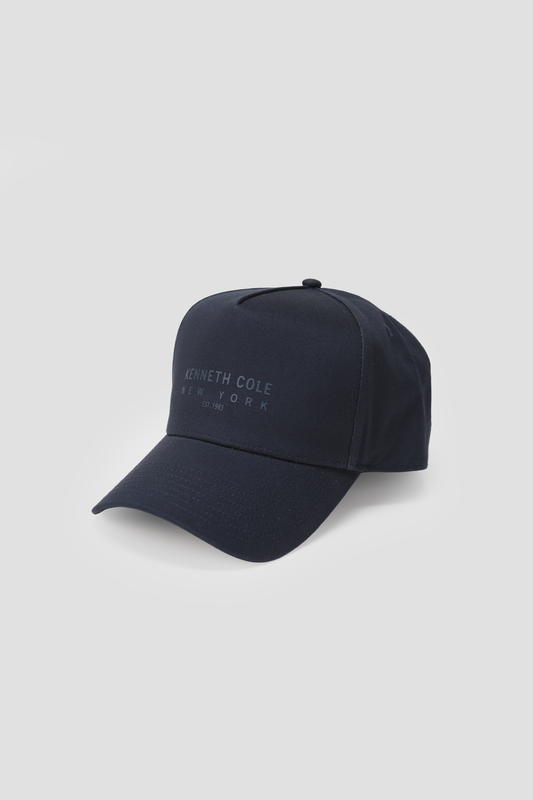 Cotton Baseball Cap with Logo Print