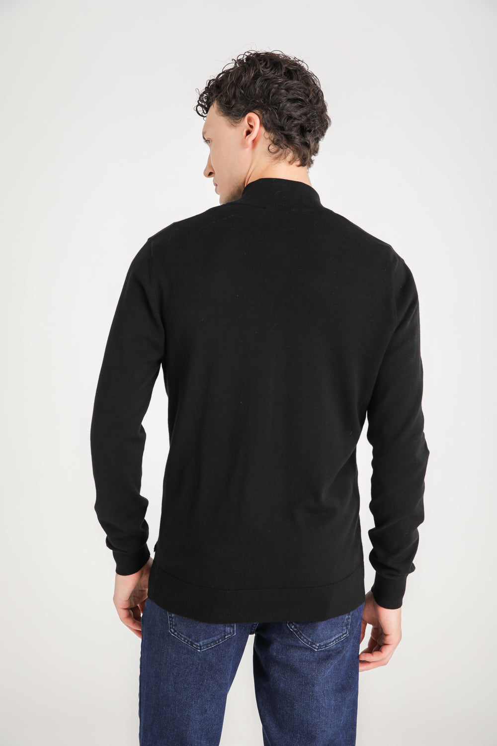 Cotton Zip Cardigan