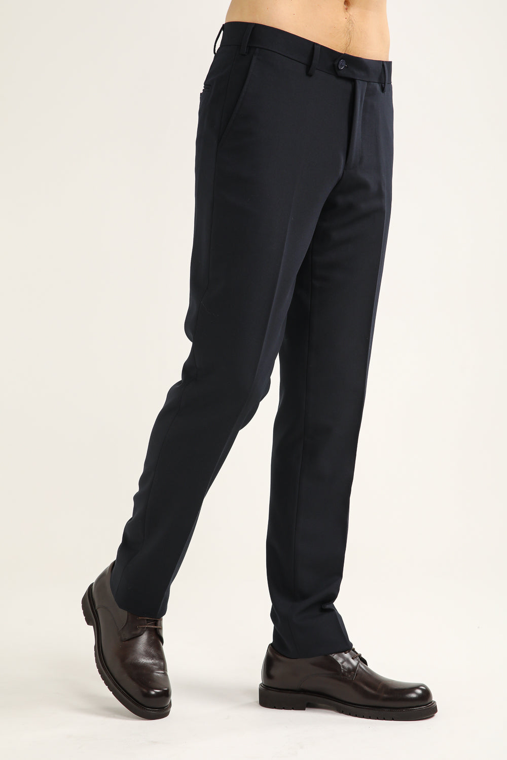 Straight Fit Tailored Trousers