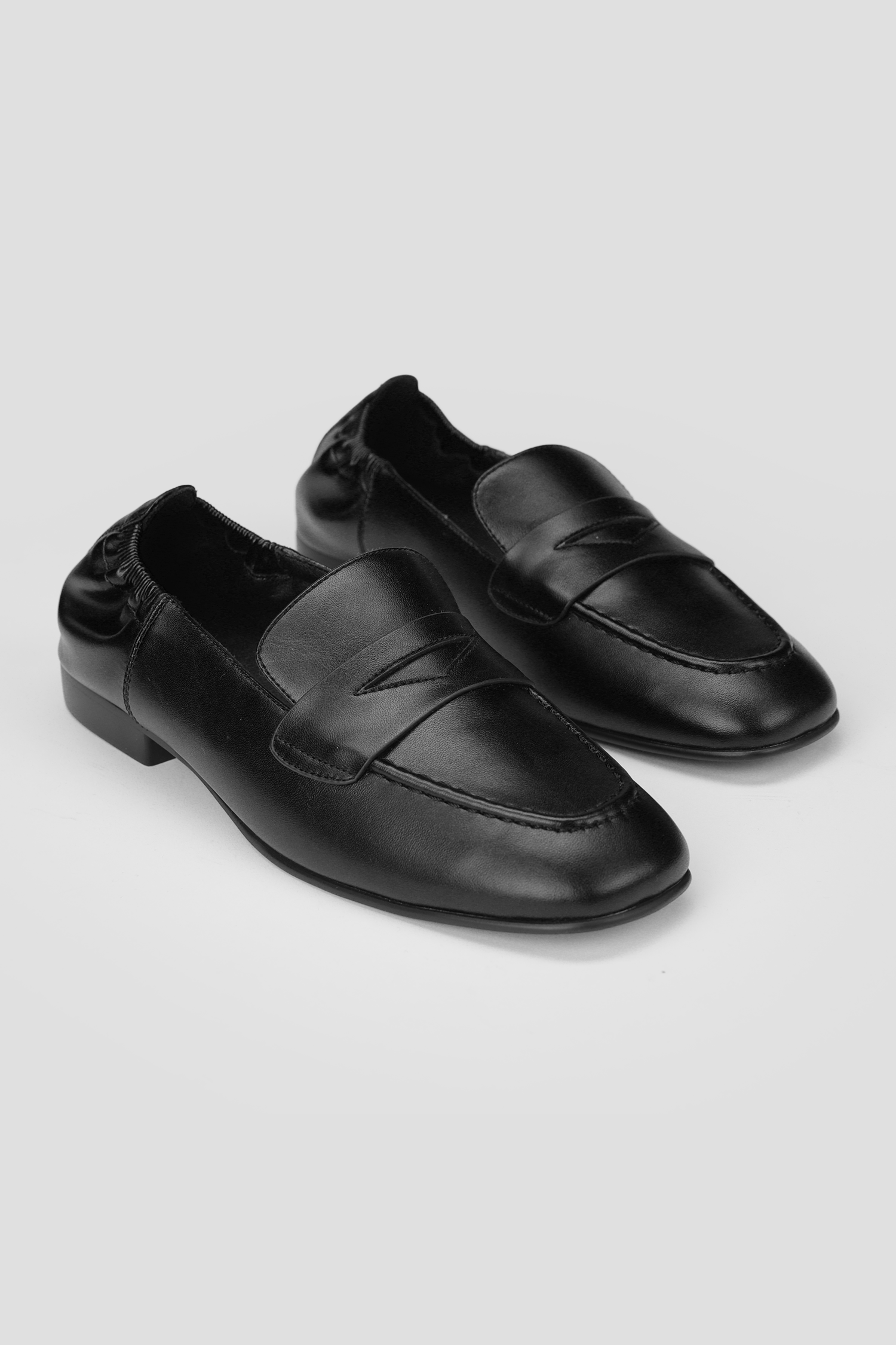 Faux Leather Loafers
