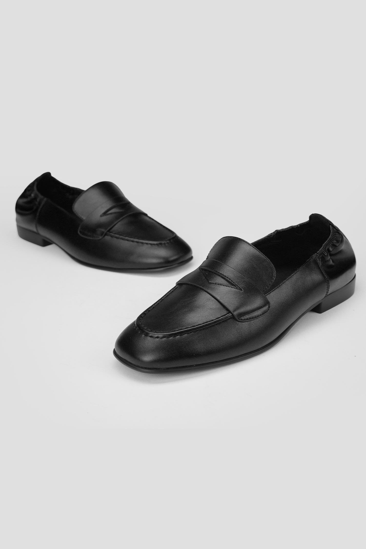 Faux Leather Loafers