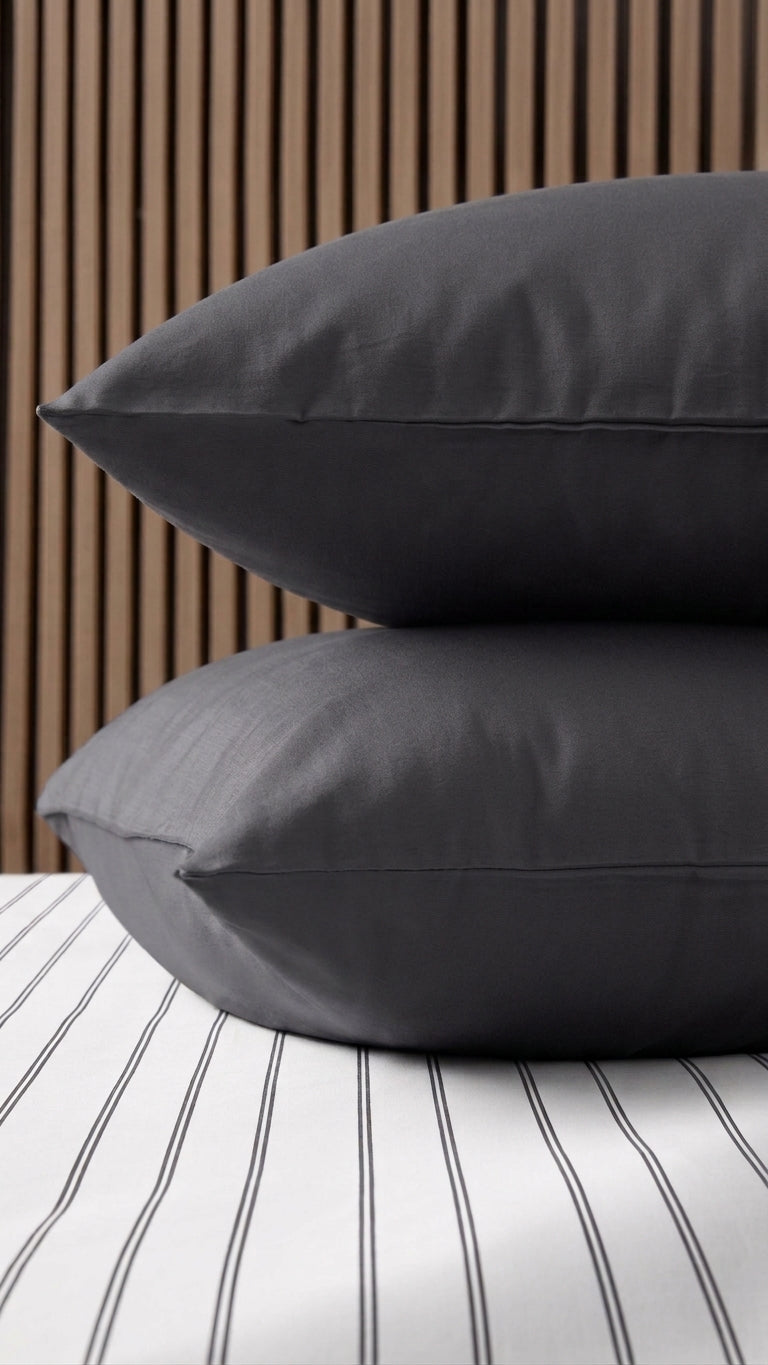 Reversible Striped Bedding Set