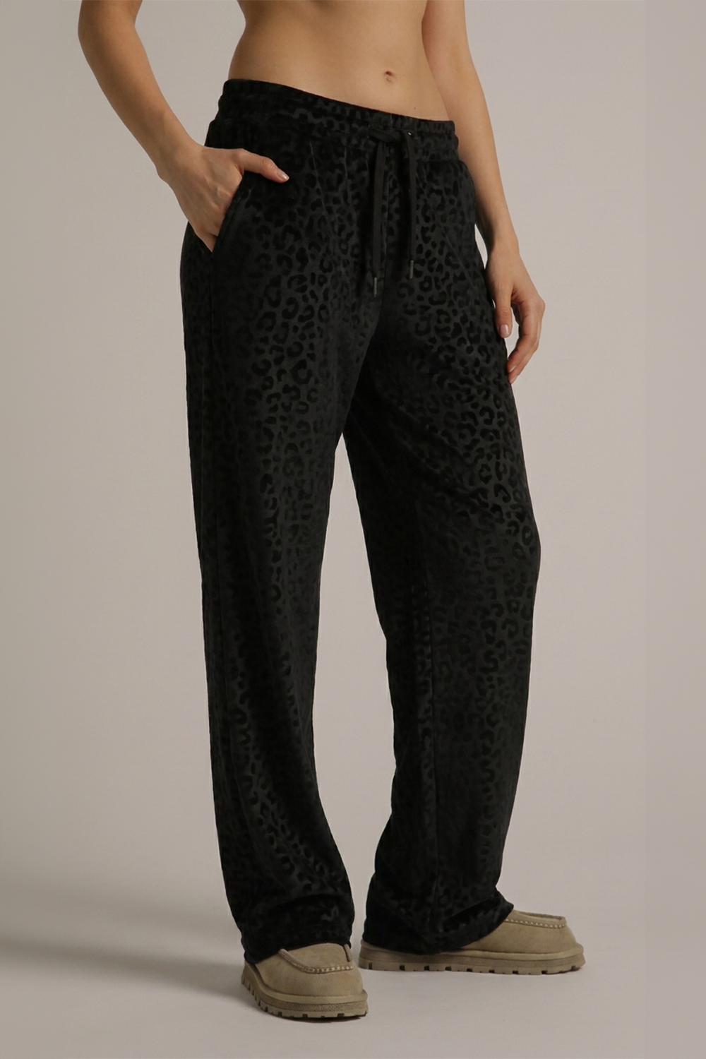 Velvet Straight Pants
