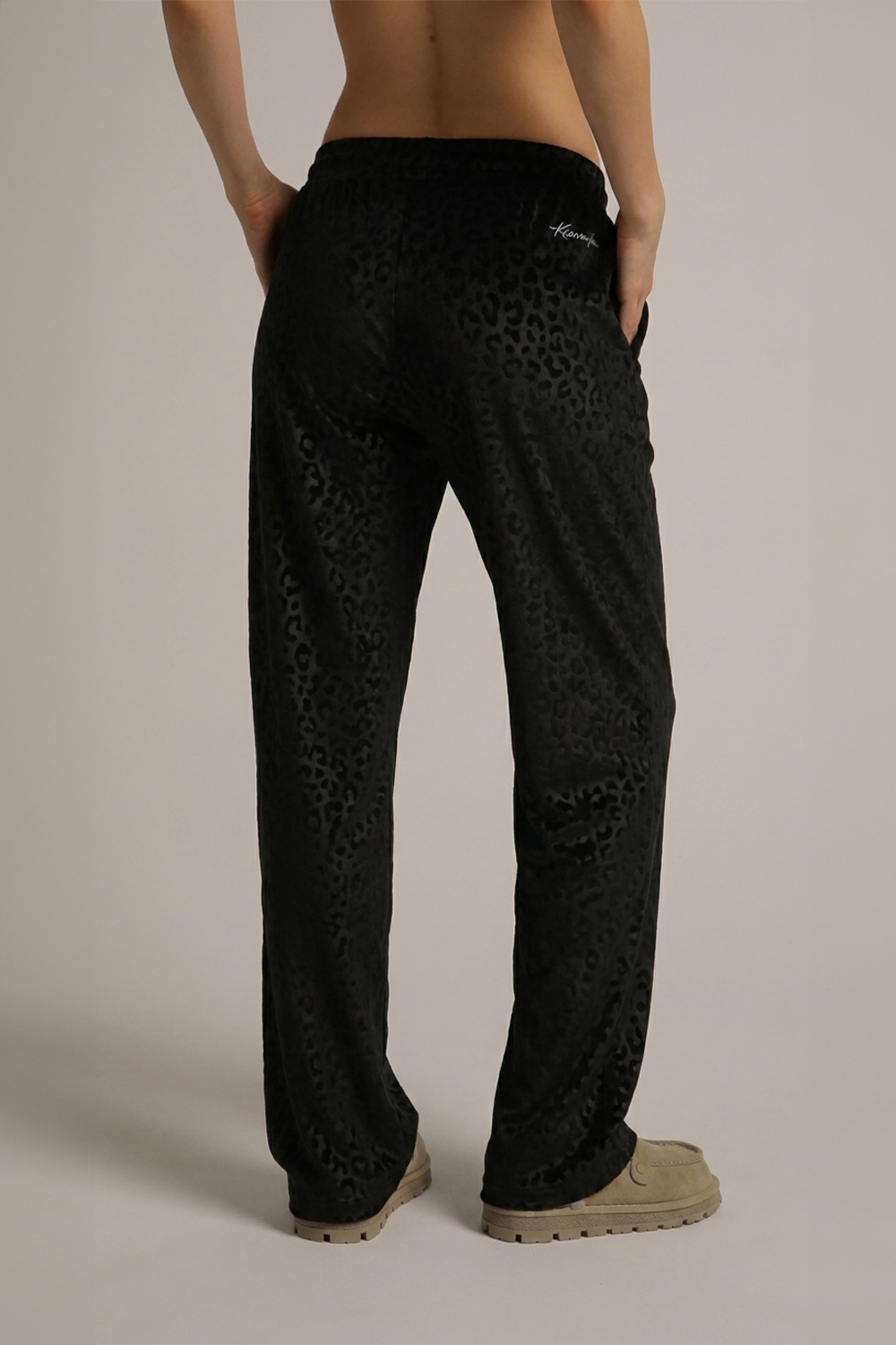 Velvet Straight Pants