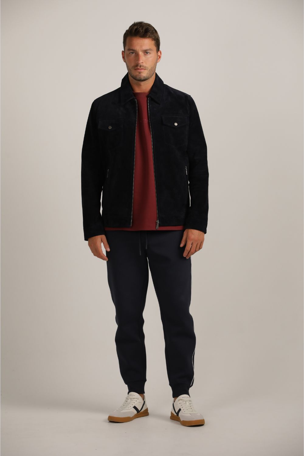 Genuine Suede Trucker
