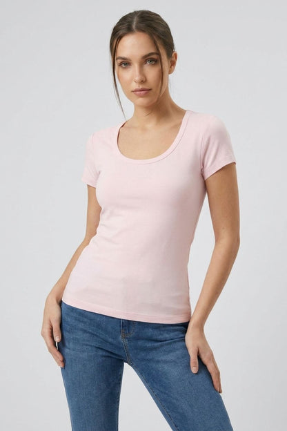 Round Neck Short-Sleeve Shirt
