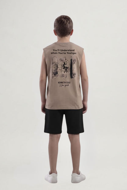 Graphic Cotton Tank Top