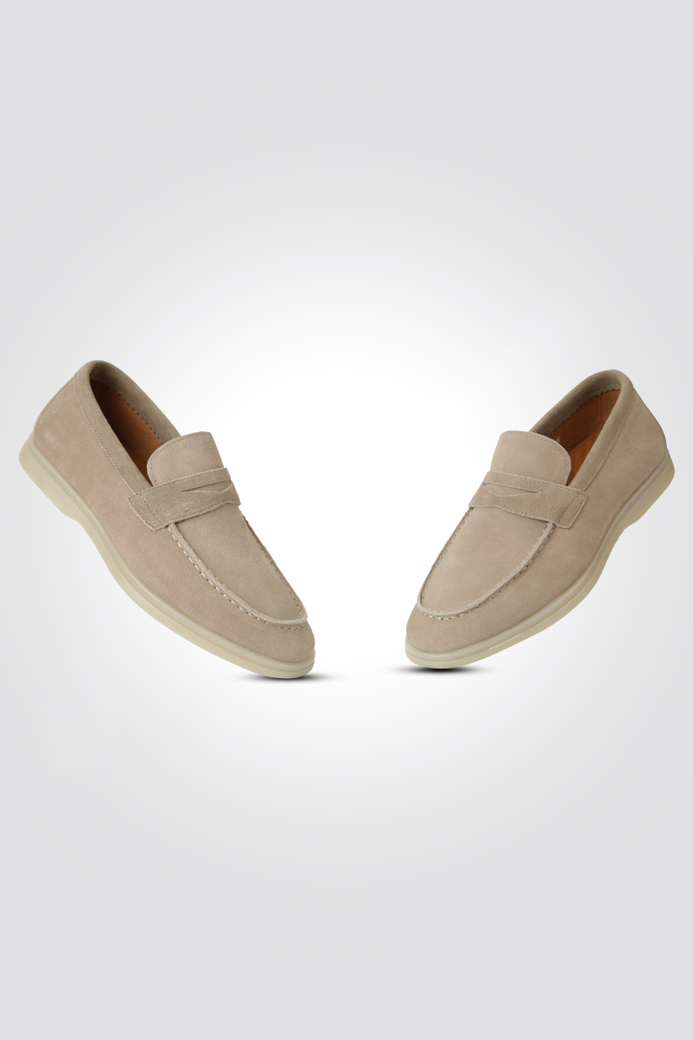 Suede Slip On Moccasins