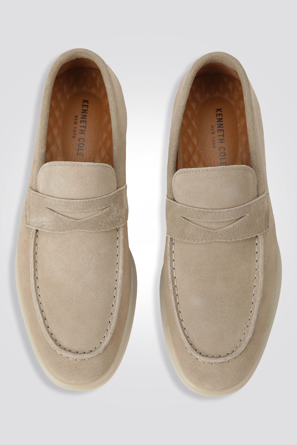 Suede Slip On Moccasins